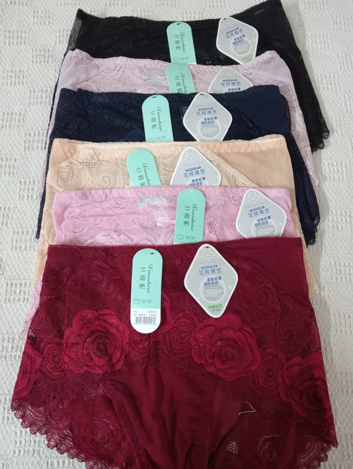 Fancy net underwear for girls